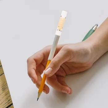 18Pcs Roztomilý Ceruzka Čiapky Plastové Ceruzky Ochranné Viečka Ceruzka Študentov kancelárske potreby