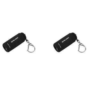 2X Mini Pochodeň Keychain LED Dobíjacie USB Mini Baterka Prenosné Pocket Torch Keyring DIY Nástroj Pre Domov