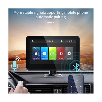 7 Palcový autorádia Prehrávača Videa sa Dotknite Obrazovky, Bezdrôtová Automobilová MP5 Prehrávač IOS /Android Carplay Tablet Monitor Plug and Play