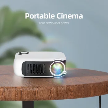 A2000 Prenosný MINI Projektor LED videoprojektor Domáce Kino Kino 1080P Hru Laser Beamer 4K Film Smart TV BOX HD Cez Port