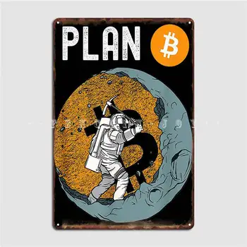 Bitcoin Ťažba Priestor Kovové Prihlásiť Kino Garáž Club Bar Stenu Decor Vytvoriť Tin Podpísať Plagát