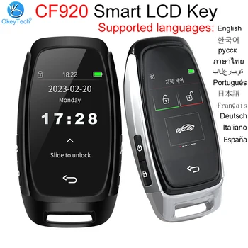 CF920 Univerzálny Upravené LCD Smart Remote Auto Kľúč Pre BMW Pre KIA Pre Audi Pre Hyundai Pohodlné Ísť Auto Lock kórejčina/English