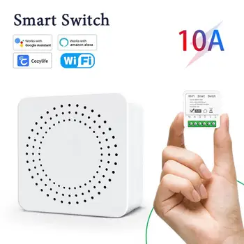 Cozylife 16A WiFi Mini DIY Smart Switch 2 Spôsob Kontroly Smart Home Automation Modul Cez Alexa Domovská stránka Google Alice Smart App Život