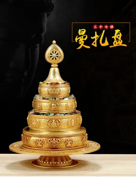 DOMÁCA svätyňa, oltár uctievanie Budhizmus bezpečnú ochranu veľa ŠŤASTIA Osem Sľubný Symboly Budhizmu MEDI Drahokam Manza doska