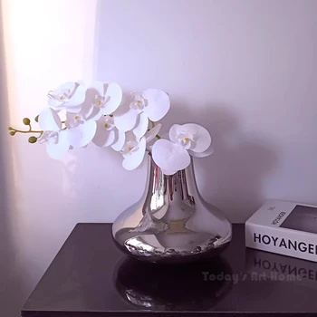 Elegantné Váza Pôvodného Domova Moderné Kolo Vonkajšie Váza Ornament Európskej Nordic Minimalistický Dizajn Čínsky Wazon Izba Dekor