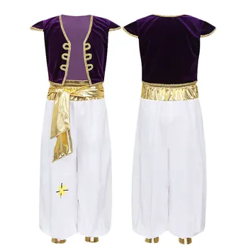 Halloween Film Aladdin je Čarovná Lampa Cosplay Aladins Princ Cosplay Dospelých Detí Rímsky Gladiátor Kostým Starovekej gréckej Kostým