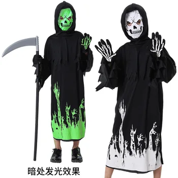 Halloween Kostýmy pre Deti, Smrť Bohov Upír Ghost Kostra Deti Kostýmy Dovolenku Smrti Cosplay Kostýmy Svetelný 할로윈 코스튬