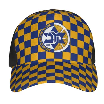 Izraelský Maccabi Tel Aviv Bc Tlač Športové Šiltovku Otec Klobúk Loptu Klobúk Kovbojský Klobúk Beach Sun Hat