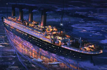 JMINE Div 5D lode Titanic more, oceán Plný Diamond Maľovanie cross stitch súpravy umenie scénické 3D farba diamanty
