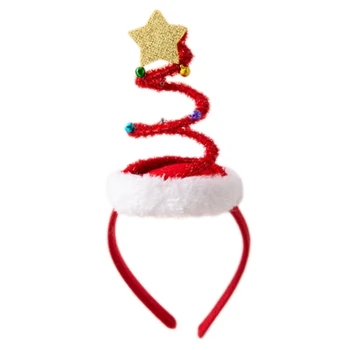 M2EA Vianočné Jar Strom Vlasy Hoop Bell Strom Čelenky Strana pre Kreatívne Fotografie Rekvizity Dekorácie Dovolenku Dodávky