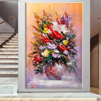 Moderné Črepníkové Rastliny, Kvety Abstraktné Plagáty a Vytlačí Plátno na Maľovanie na Stenu Umenie Obrázok Galéria Home Office Miestnosti Dekorácie