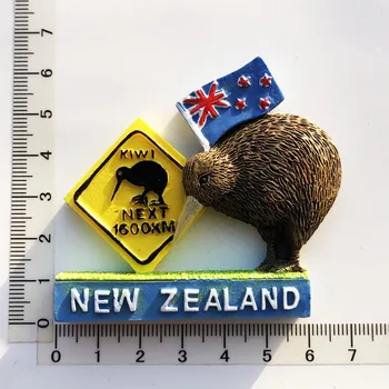 Nový Zéland Orientačný Bod Chladnička Magnet Darček Živice Dekorácie Správu Nálepky Cestovného Ruchu So Suvenírmi