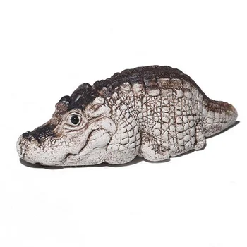 Nádherné Krokodíla Čaj Pet Figúrka Remeselnej Zručnosti Fialová Piesku Materiál Jedinečný Čaj Nastaviť Prízvuk Pôsobivý Dekor
