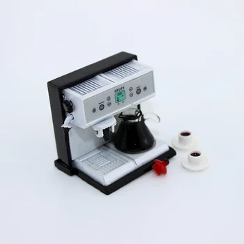 Ob11 Miniatúrne Položky Coffee Pot Šálku Kávy Domček Pre Bábiky Coffeemaker Hračky Model Olovrant Mini Cookie Bábiky Domu Kuchynské Doplnky
