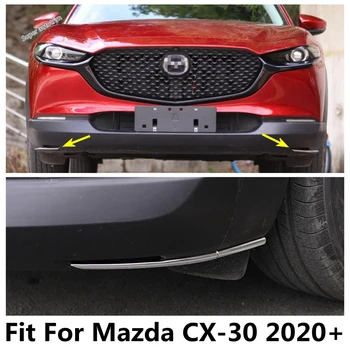 Predné Zadný Nárazník Rohu Pásy na Ochranu Dekorácie Kryt Výbava Pre Mazda CX-30 2020 - 2023 Nehrdzavejúca Oceľ Príslušenstvo Exteriéru