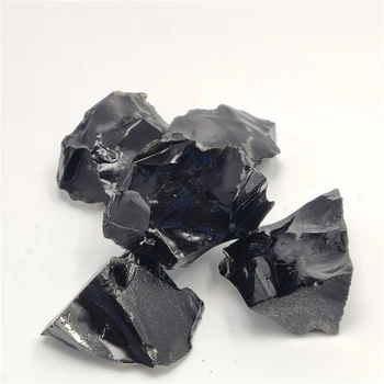 Prírodné Obsidian Difúzor Oleje Crystal Nepravidelné Čierne Quartz Energy Kamene, Šperky, Takže Rock Vzor Akváriu Dekorácie
