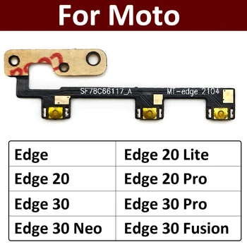 Pôvodný Pre Motorola Moto Edge 20 30 Pro Neo Lite Ultra Fusion Power Prepínač Na Vypnutie Tlačidlo Ovládania Hlasitosti Tlačidlo Flex Kábel