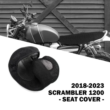 Scrambler 1200 Príslušenstva Motocykel prestieranie pre Scrambler1200 2018-2023 3D Honeycomb Oka Sedáku Ochrany Nylon