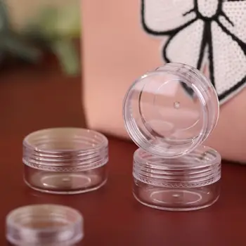 Transparentné, Jasné Krém Jar Sub-plnenie Prenosných Kozmetika Prázdnu Fľašu Multi-purpose Guľatosti Malé Okrúhle Nádoby Ženy