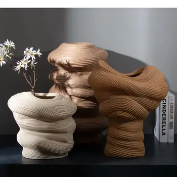 Umelecké Keramická Váza Kvet Usporiadanie Sušené Kvety Váza Ozdoby Remesiel Domáce Dekorácie Hydroponické Vázy Stola Vázy