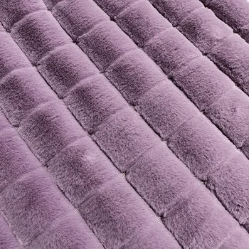 umelé králik kožušiny plyšové textílie, prešívaný prehoz umelú kožušinu textílie pre patchwork