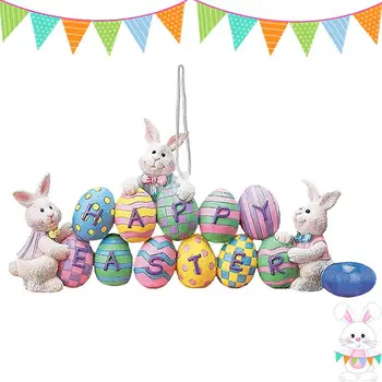 Veľkonočné Živice Visí Ozdoby Živice Veľkonočné Vajíčko Ozdoby Bunny Vajcia Živice Dekoroch S Lanom Na Veľkú Noc Strany Dodávky