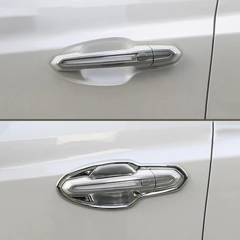 Výbava Príslušenstvo Auto Tvarovanie Nálepky Shell ABS Chrome pre Cadillac XT5 2016 17 18 19 2020 Dvere Auta Chránič Rukoväť Miska Zahŕňa