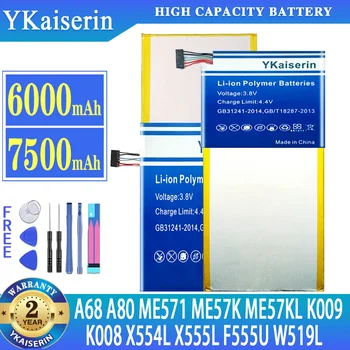 YKaiserin Batéria Pre ASUS X554L X555L F555U W519L/Pre Nexus7 ii 2. 2013 Ver Pre Asus Padfone 2 Padfone2 A68/Infinity A80 10.1