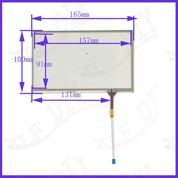 ZhiYuSun Dotykový Displej HR4 10810 kompatibilné 164mm*99mm 7inch skla pre priemysel aplikácie 165*100 pre GPS HR410810