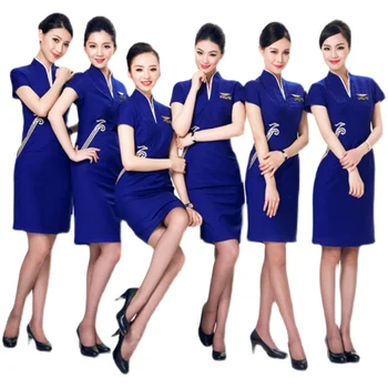 Čína Shenzhen Airlines letuška Jednotnej Odbornej Šaty Letectva vysokorýchlostné Železničné Školy Oblečenie Hotel Predaj Háve